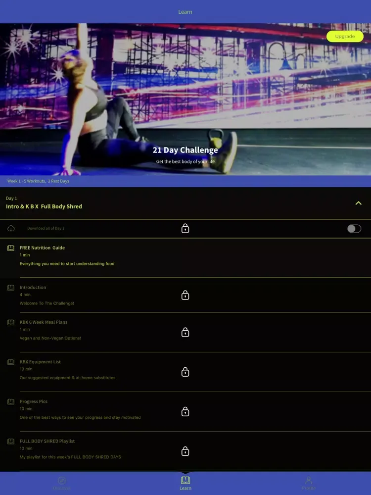 Capturas de tela do KBX Fit iPad 