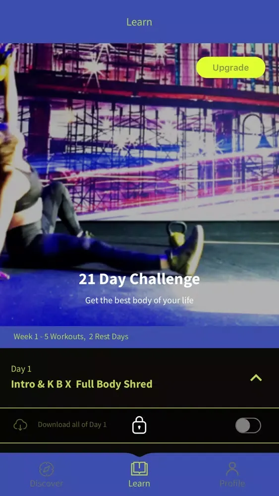 Capturas de tela do KBX Fit