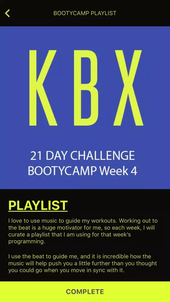 Capturas de tela do KBX Fit