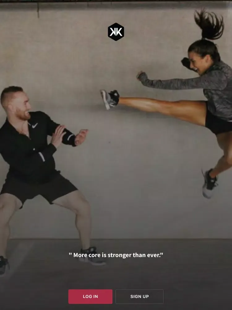 ภาพหน้าจอของ K Squared Fitness iPad 