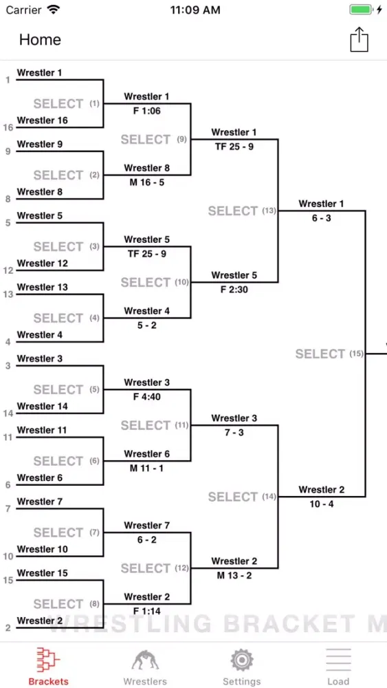 صور Wrestling Bracket Maker