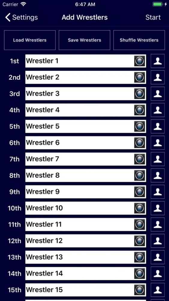 صور Wrestling Bracket Maker