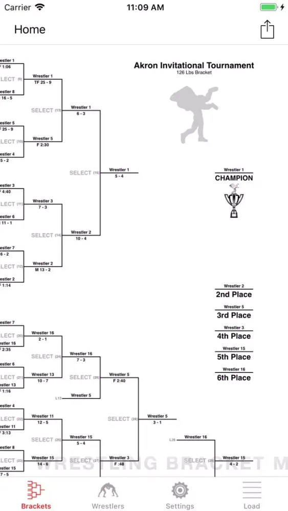 صور Wrestling Bracket Maker