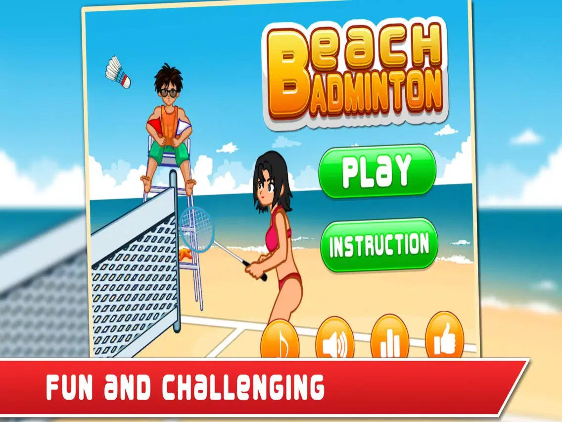 ภาพหน้าจอของ Beach Badminton iPad 