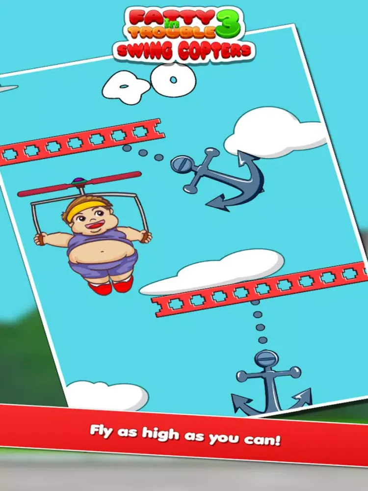 Tangkapan skrin Fatty In Trouble 3 : Sky Dodger iPad 
