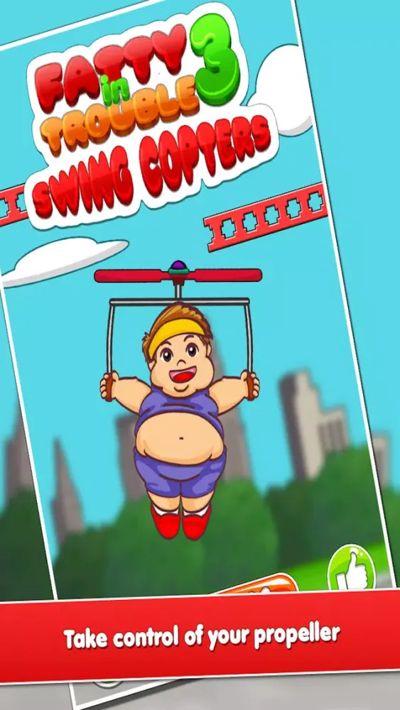 Tangkapan skrin Fatty In Trouble 3 : Sky Dodger