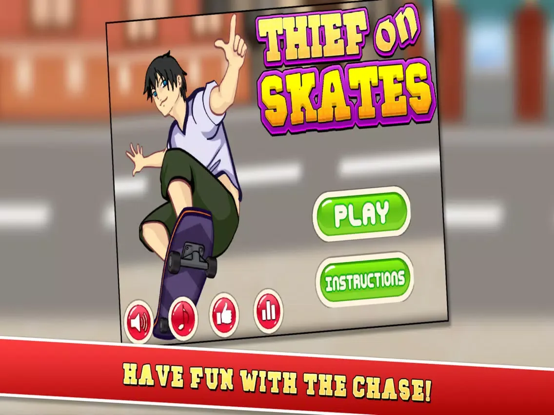 Tangkapan skrin Thief on Skates iPad 