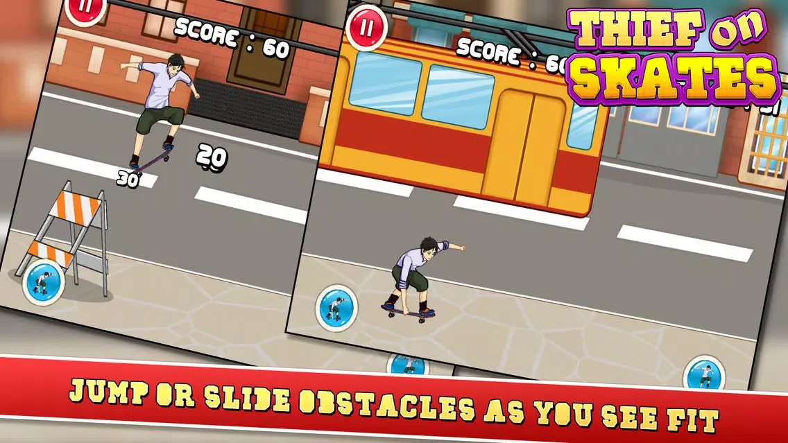 Tangkapan skrin Thief on Skates