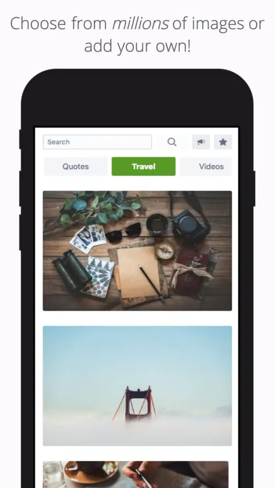 ภาพหน้าจอของ Keystone - Vision Boards
