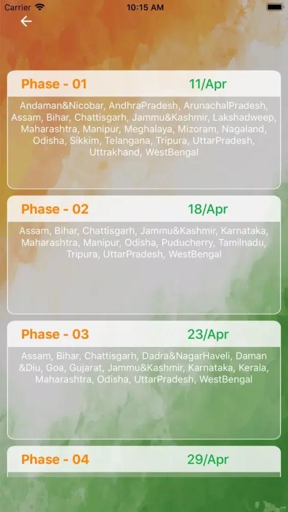 India Election 2019 Ekran Görüntüleri