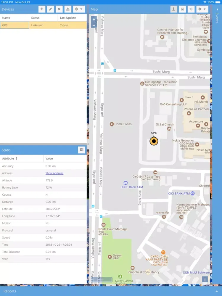 Capturas de pantalla de Akari GPS Tracker iPad 