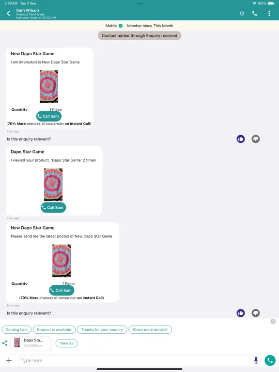 IndiaMART: Buy & Sell Products iPad 应用截图