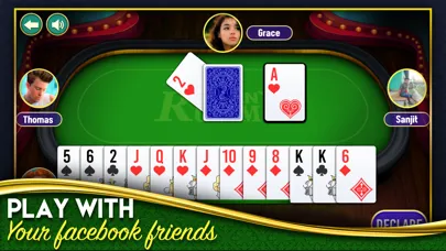 Capturas de tela do Indian Rummy: Online Card Game