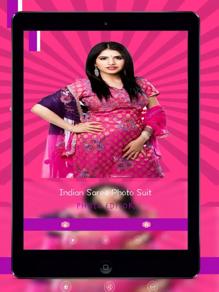 Indian Saree Photo Suit iPad  Screenshots