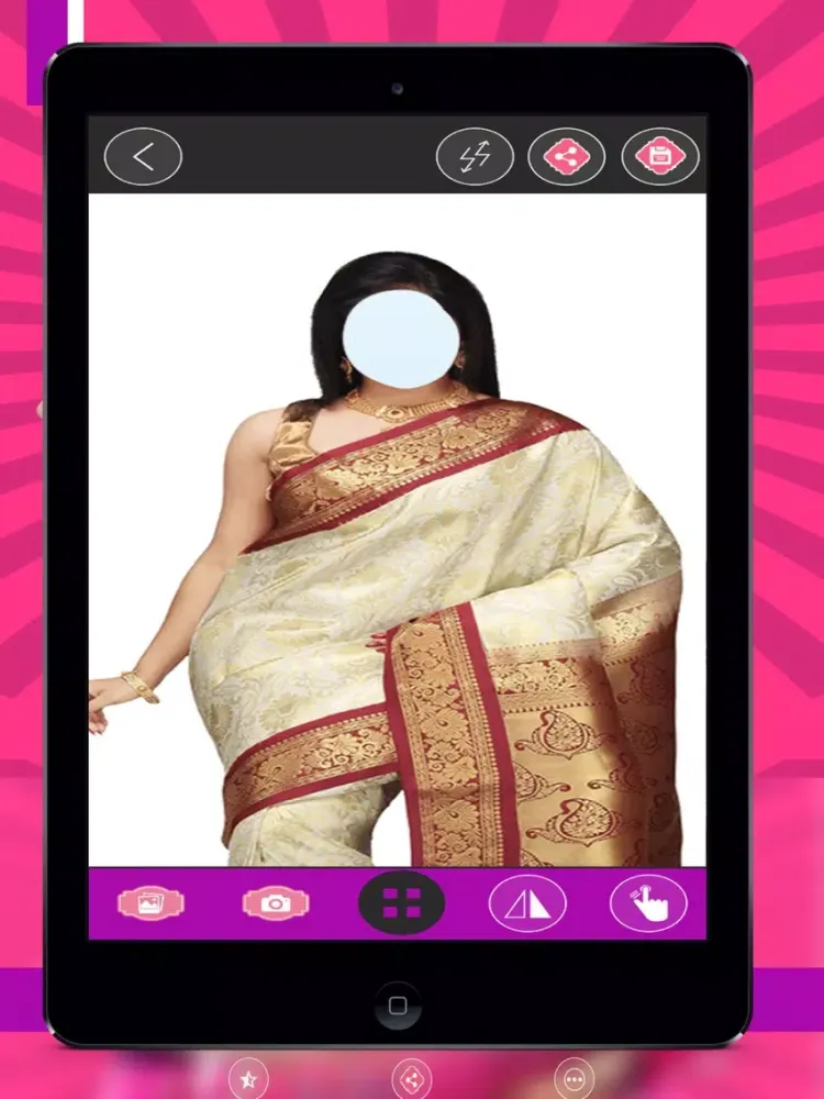 Indian Saree Photo Suit iPad  Screenshots