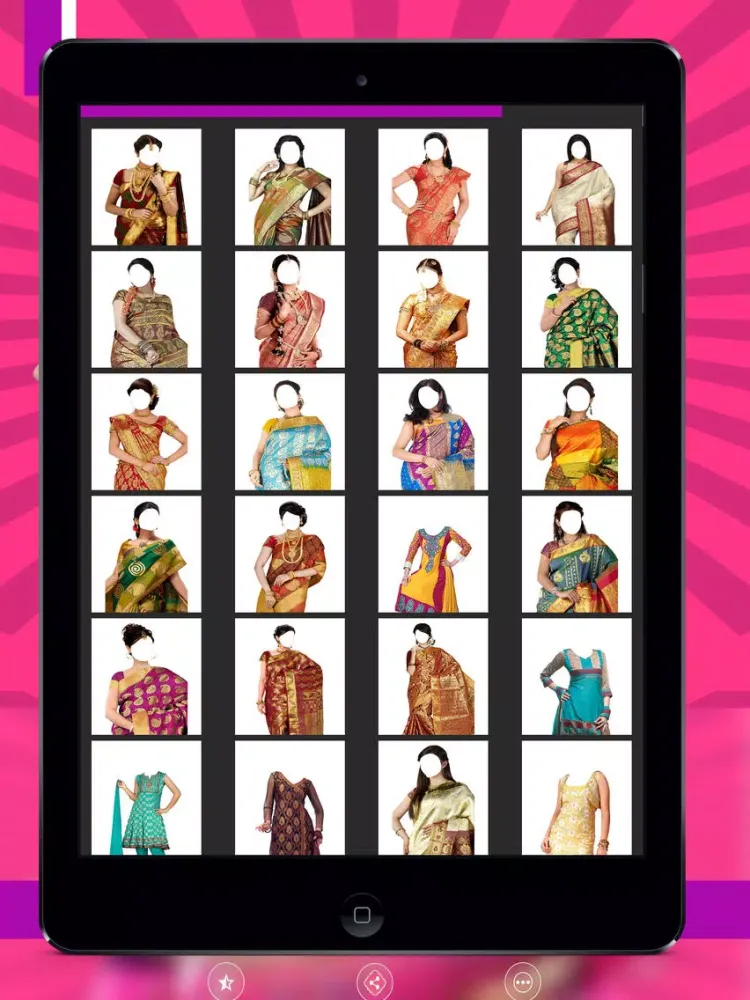 Indian Saree Photo Suit iPad  Screenshots