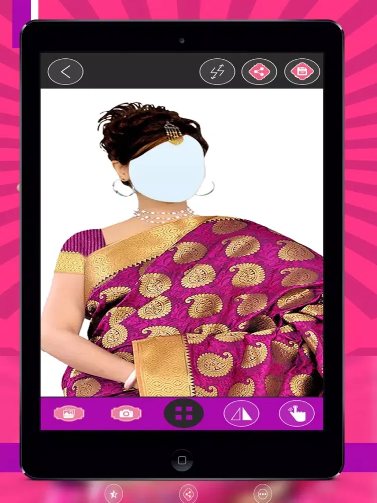 Indian Saree Photo Suit iPad  Screenshots