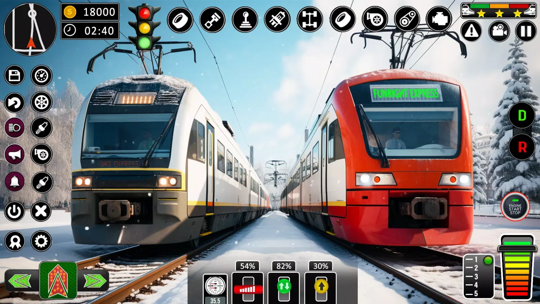 City Train Games Driver Sim 3D Screenshots