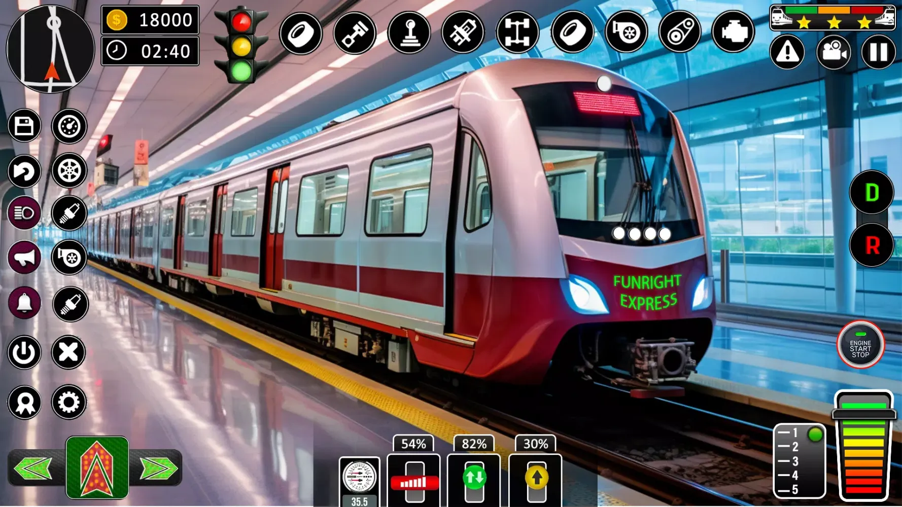 City Train Games Driver Sim 3D Screenshots
