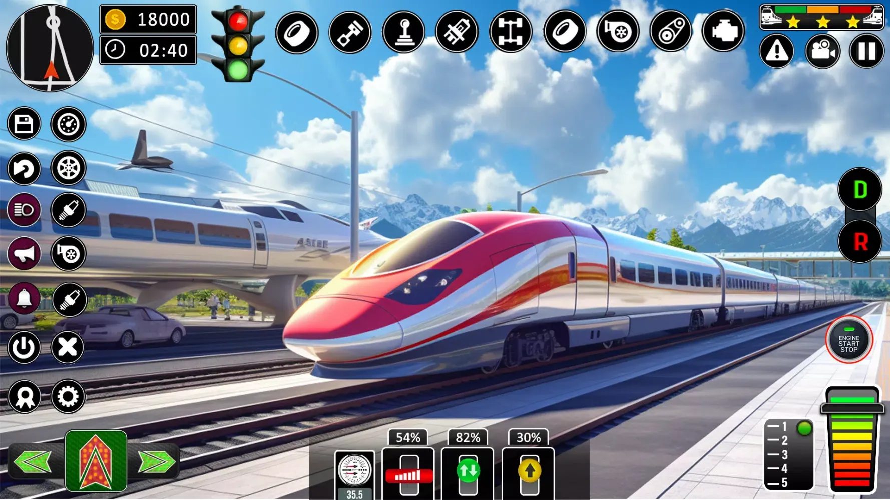 City Train Games Driver Sim 3D Screenshots
