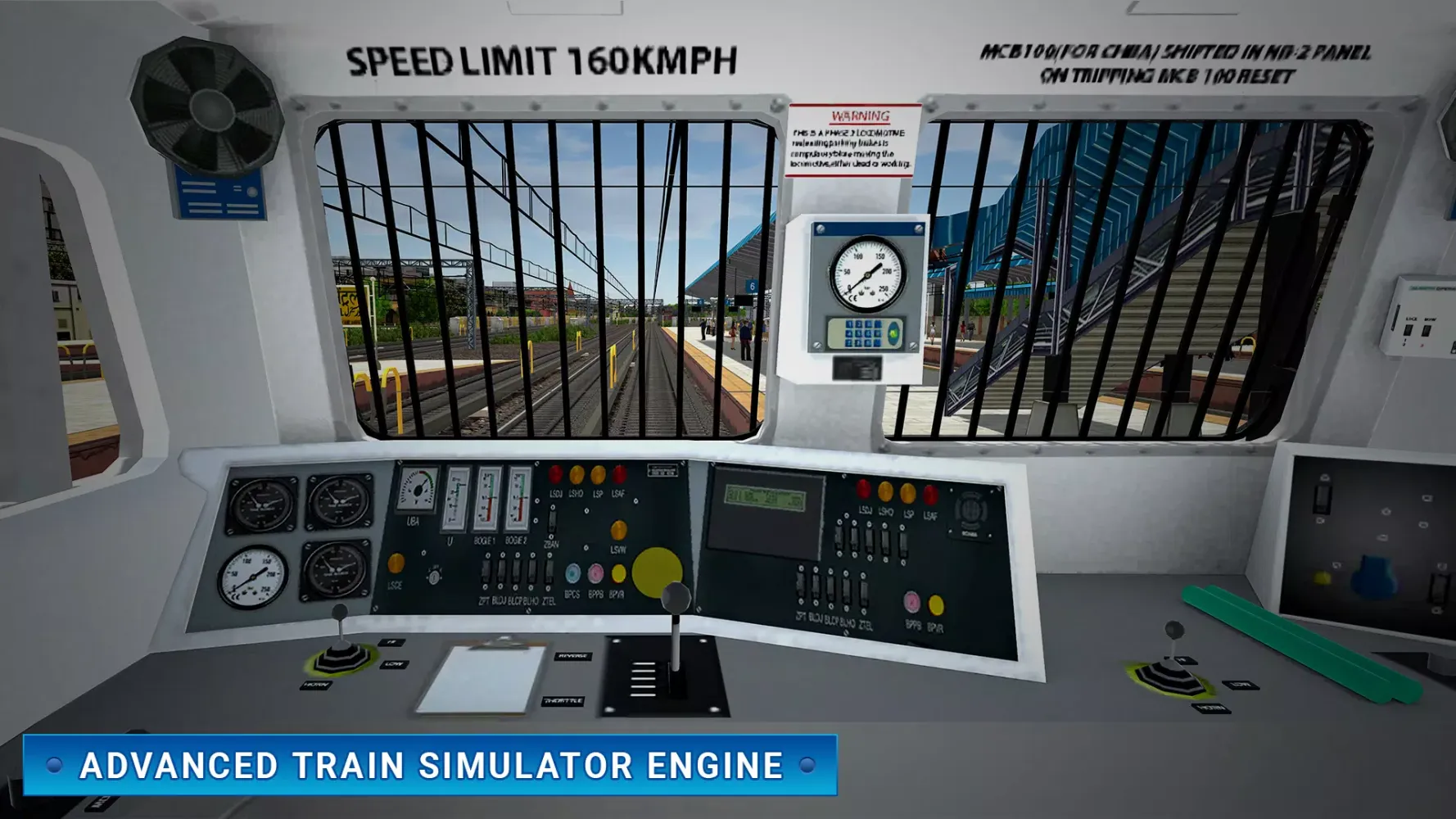 Captures d'écran de India Rail Sim: 3D Train Game