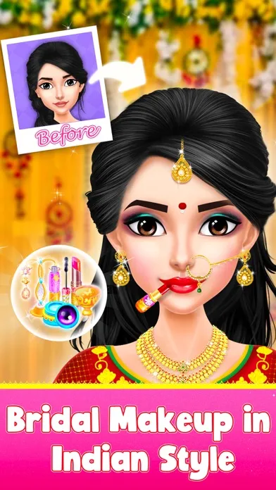 Capturas de tela do Indian Royal Wedding Game