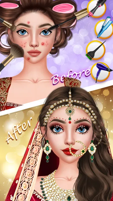 Capturas de pantalla de Indian Wedding Dress Up Games