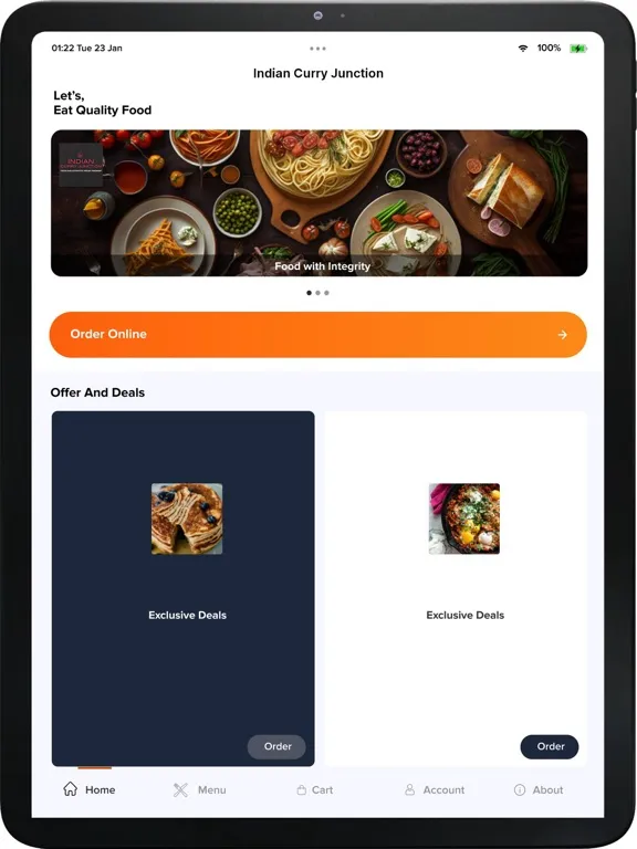 Indian Curry Junction iPad  سکرین شاٹس