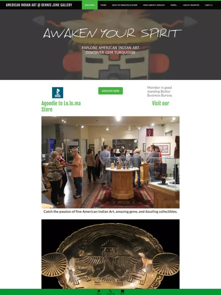 Dennis June Gallery iPad  스크린샷