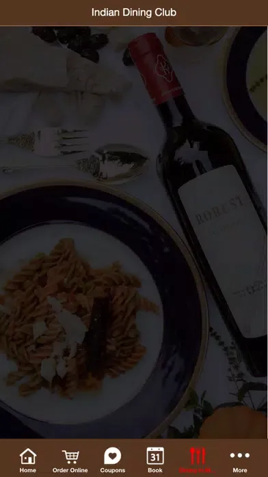 Indian Dining Club App Screenshots