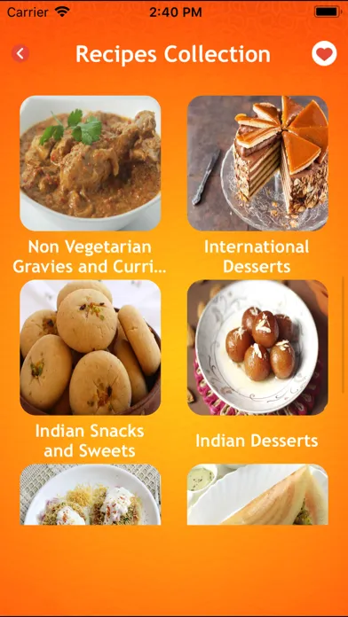Hindi recipes - Indian Food Screenshots
