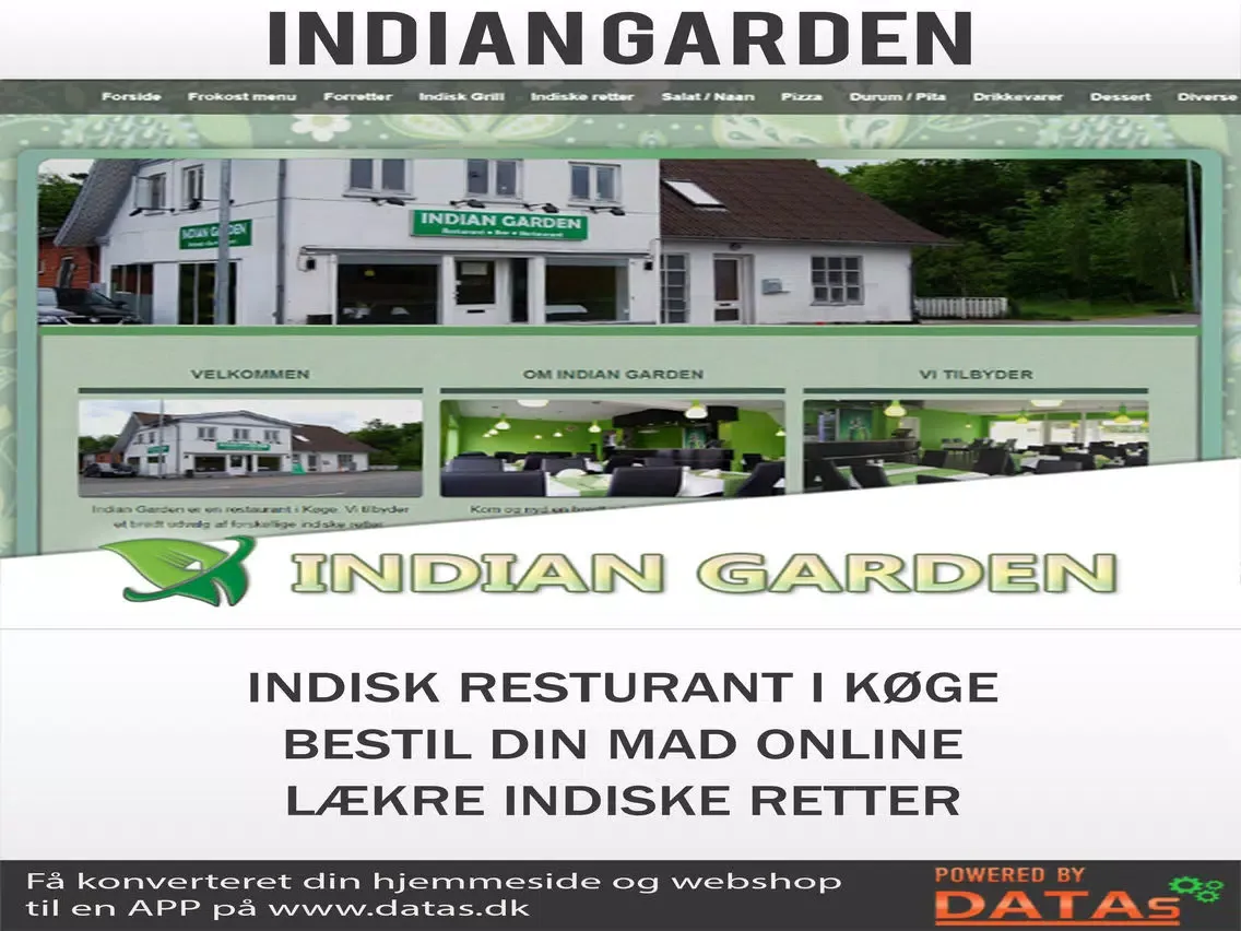 Indian Garden - Restaurant iPad  스크린샷
