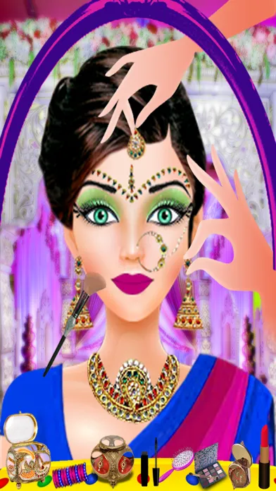 ภาพหน้าจอของ Princess Wedding Salon - Indian Princess Makeover