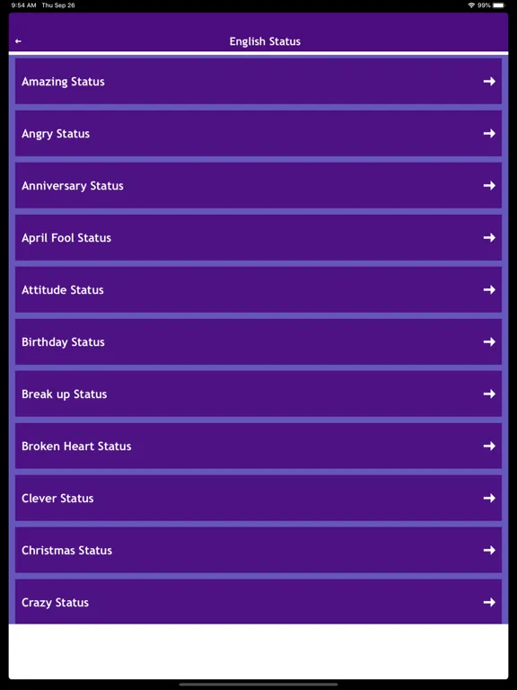 Indian Status Punjabi bengali iPad  Screenshots