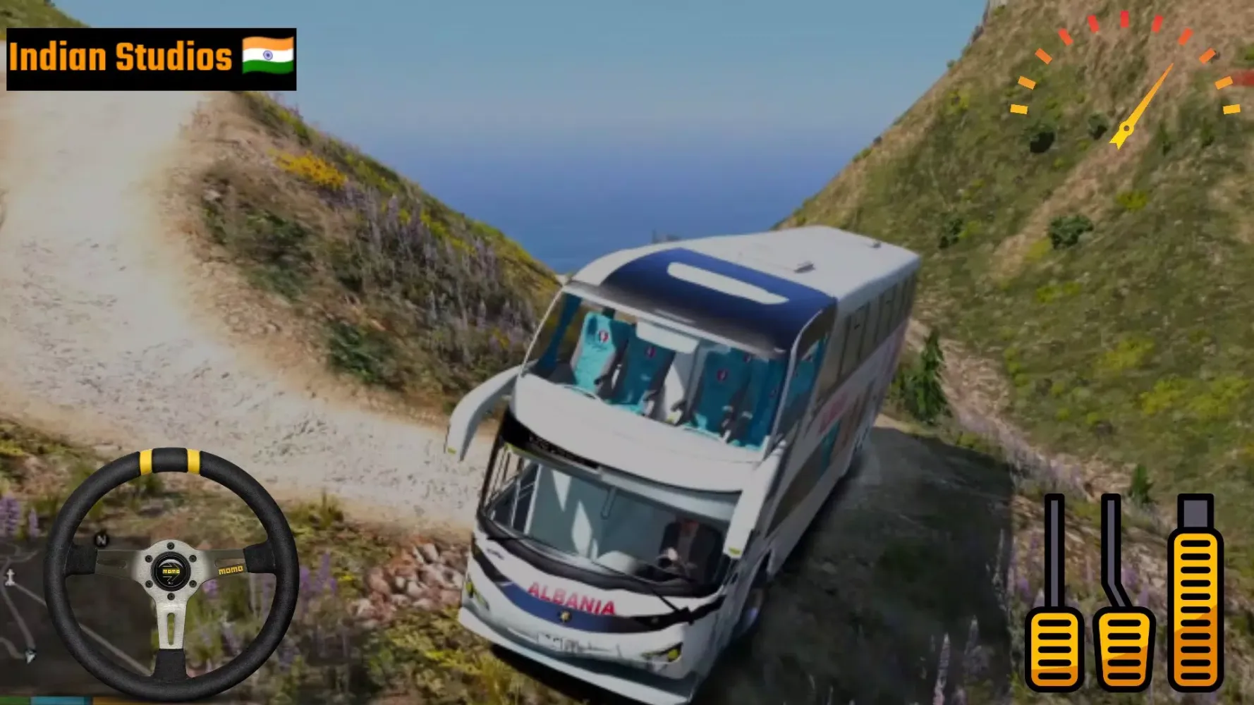 Indian Danger Bus Driving 2022 スクリーンショット
