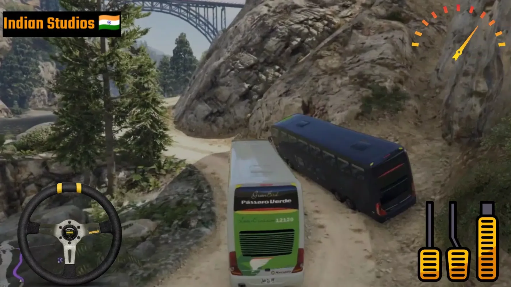 Indian Danger Bus Driving 2022 スクリーンショット