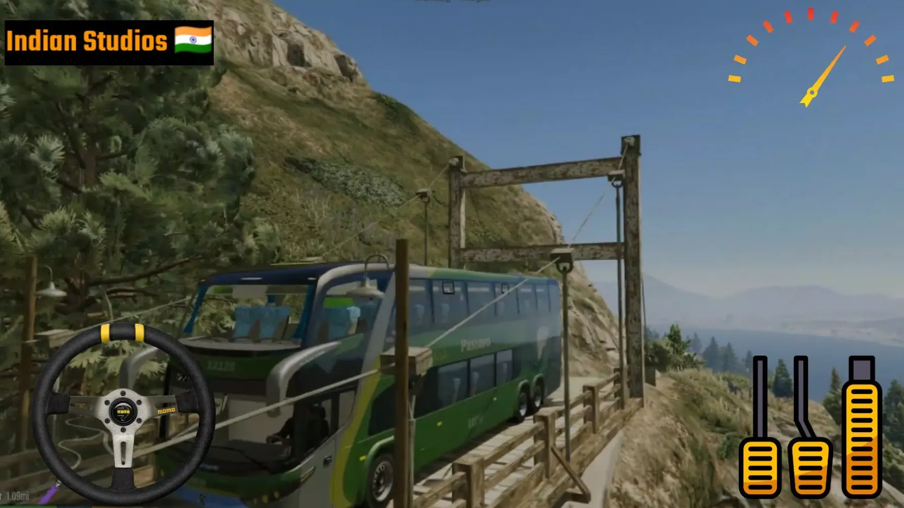 Indian Danger Bus Driving 2022 スクリーンショット