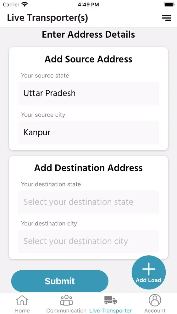 Indian Transport Services New سکرین شاٹس