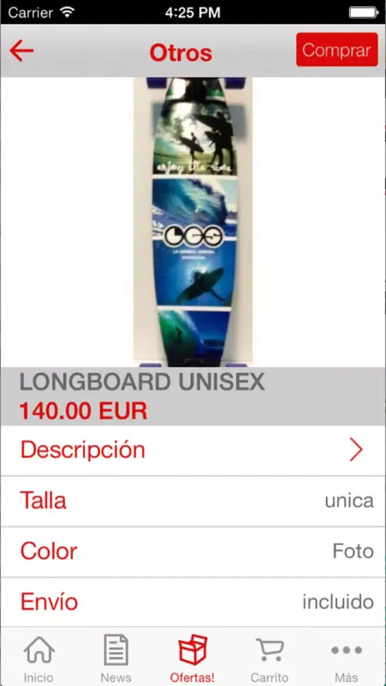Captures d'écran de La General Surfera LGS - todo para el rider, skater y surfer