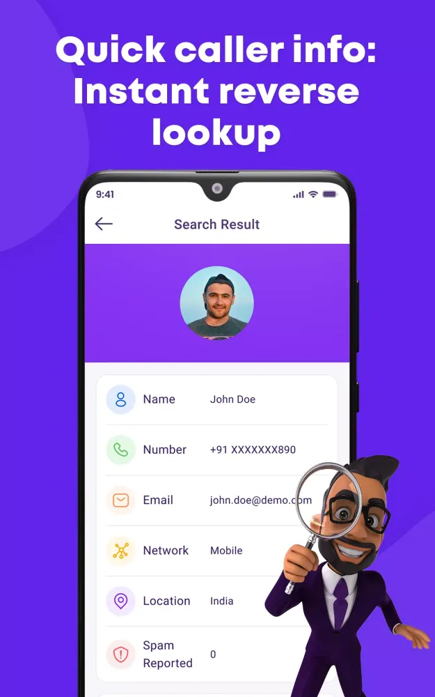 Capturas de tela do Caller ID Name, Location & SMS