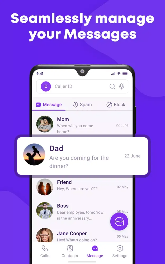 Capturas de tela do Caller ID Name, Location & SMS