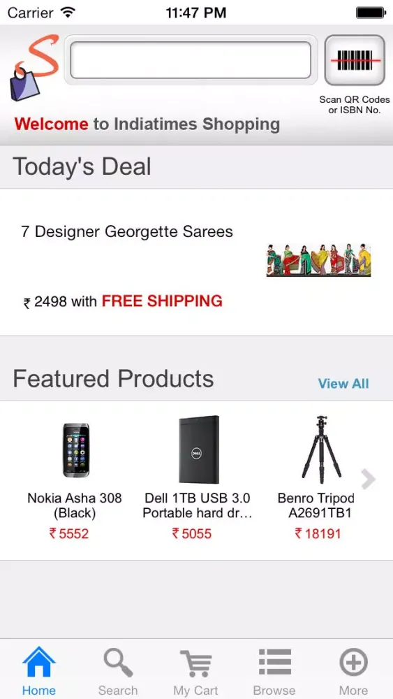 Capturas de pantalla de Indiatimes Shopping