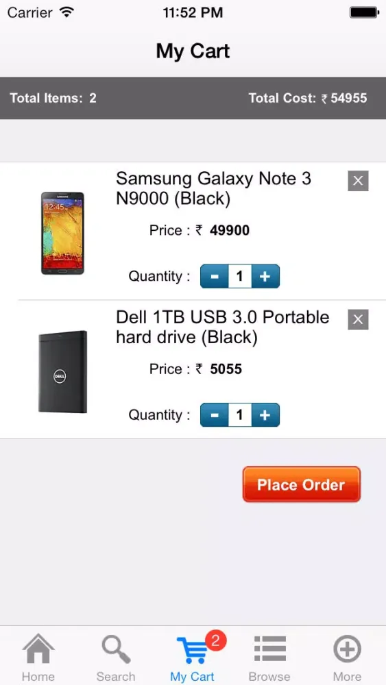 Capturas de pantalla de Indiatimes Shopping
