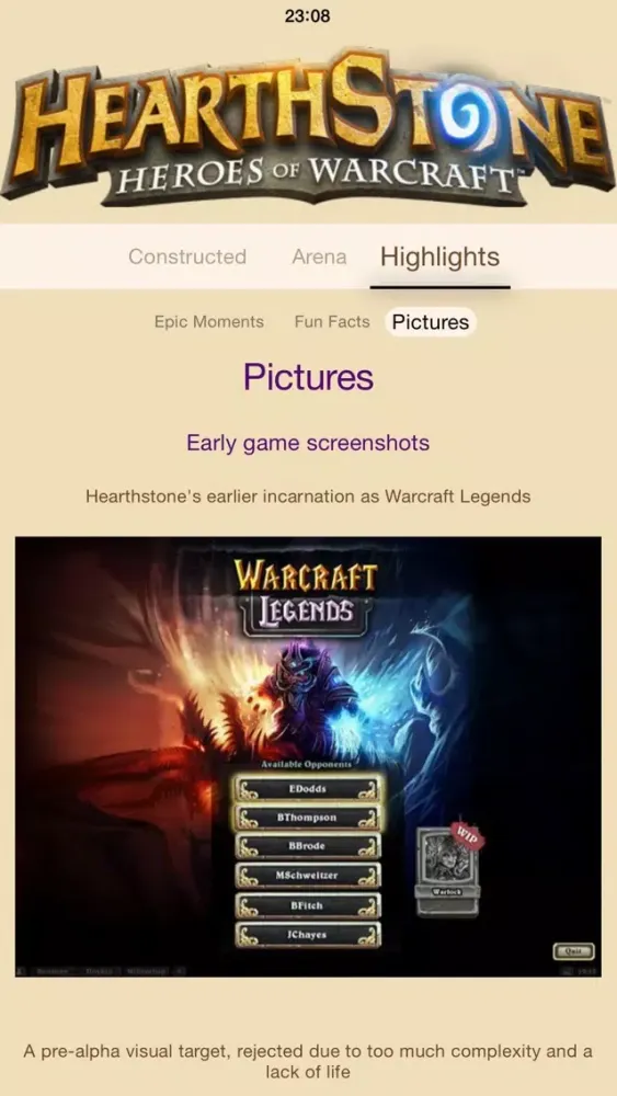 Hearth Guide - tips & tricks for Hearthstone Screenshots