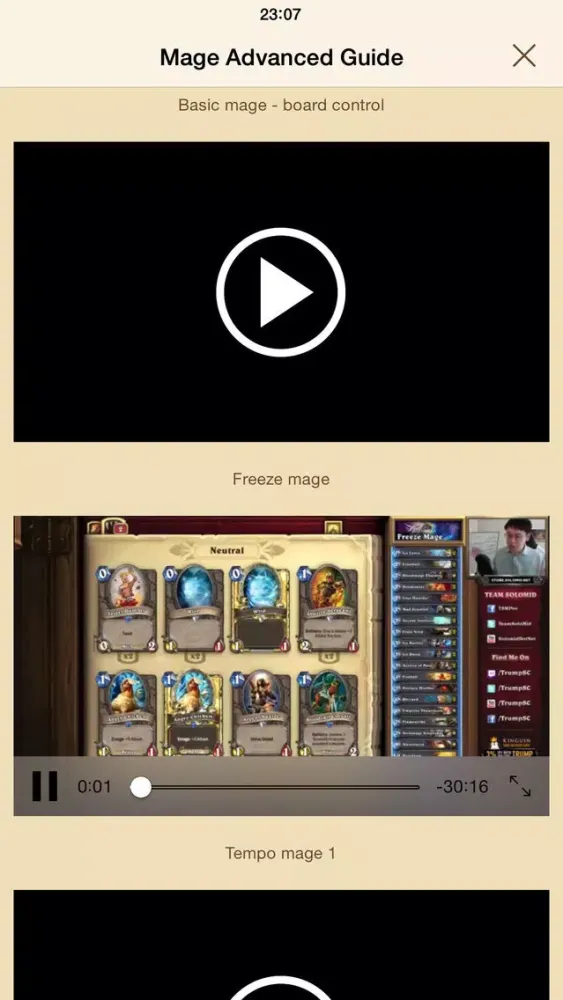 Hearth Guide - tips & tricks for Hearthstone Screenshots