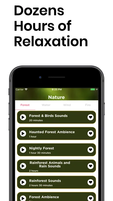 ภาพหน้าจอของ SNDS: Sleep & Nature Sounds