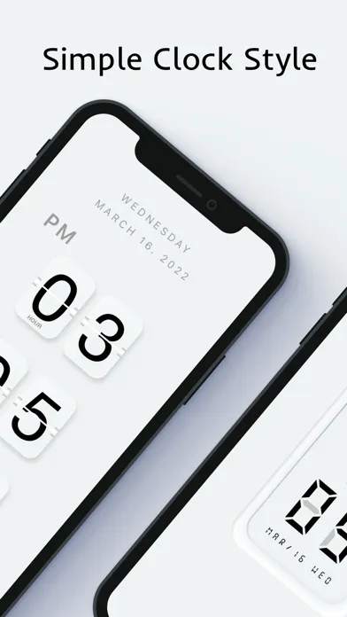 Screenshot di X Clock - Live in the present