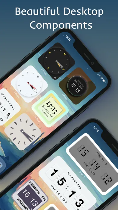 Screenshot di X Clock - Live in the present