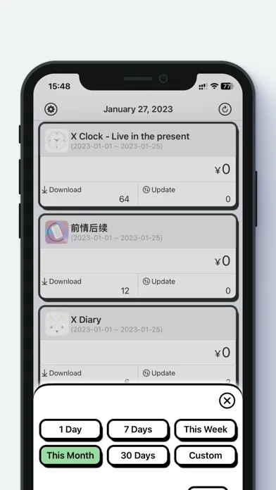 MoAppDev - Sales and Trends Screenshots