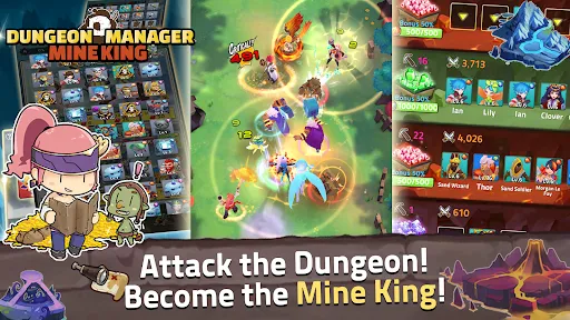 Dungeon Manager : Mine King 스크린샷